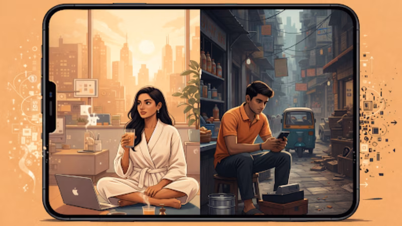 Between two Indias: Life on the 2025 feed