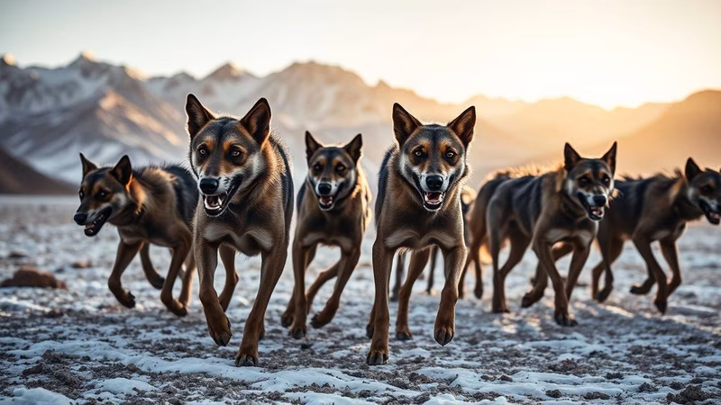 On the roof of the world, feral dogs hunt down Ladakh’s rare species