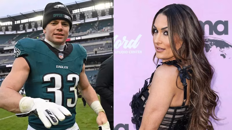 Nikki Bella fuels Cooper DeJean dating rumors by wearing his Eagles jersey