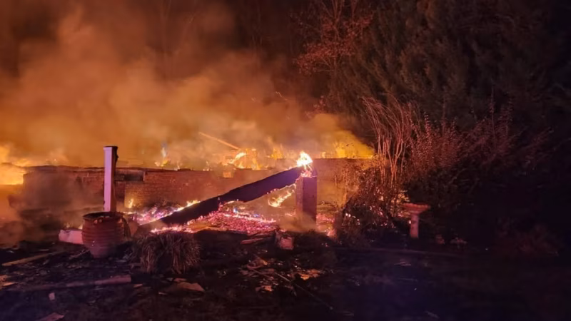 Emergency crews rush to house fire at Denny Hamlin’s parents’ home