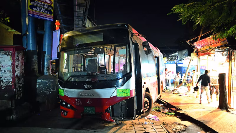 2 Mondays, a year apart: BEST bus mows down 4, injures 14 in Mumbai; driver suspended