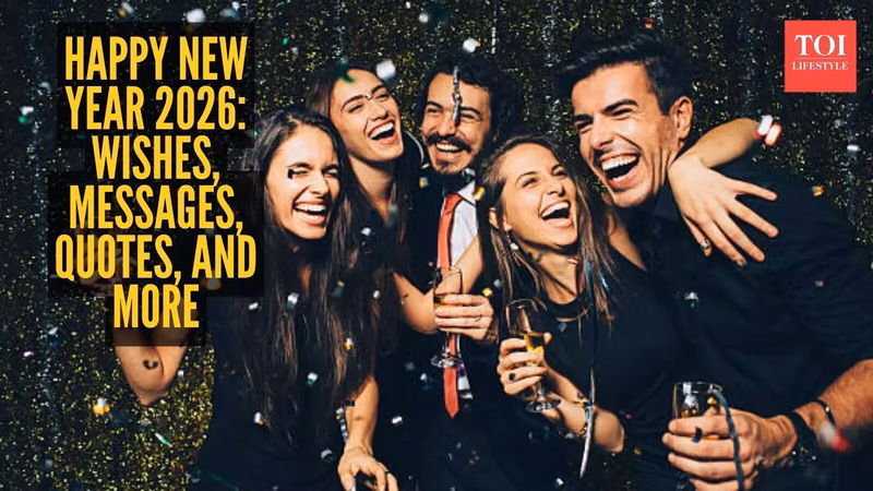 Happy New Year 2026: Wishes, messages, quotes, images, Facebook & Whatsapp status