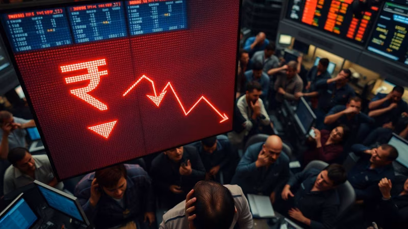 Rupee enters New Year 2026 in red: Falls 11 paise to 89.99 against US dollar