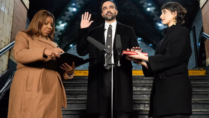 Sworn-in on the Quran: Mamdani becomes NYC mayor; takes oath at subway station