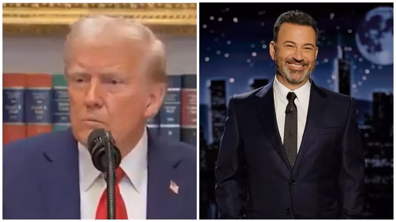 'Donald Jennifer Trump': Jimmy Kimmel trolls president in Critics Choice win speech - watch