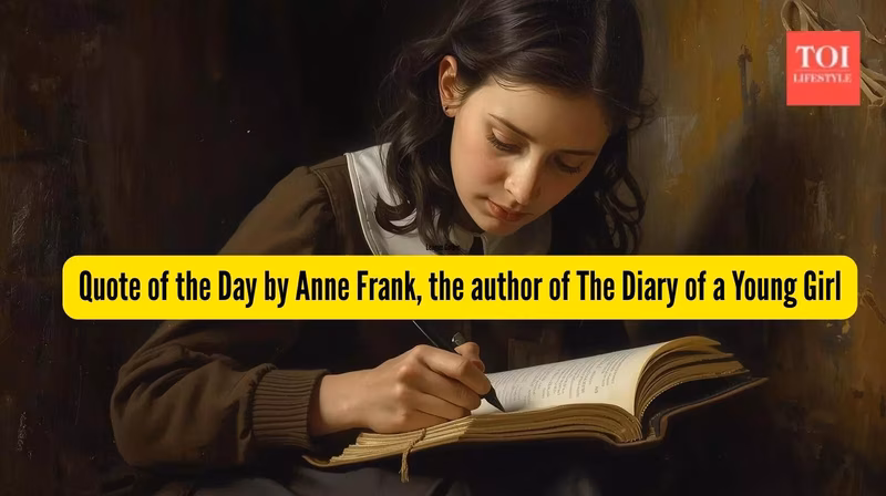 Quote of the day Anne Frank: A Diary of a Young Girl on inner goodness