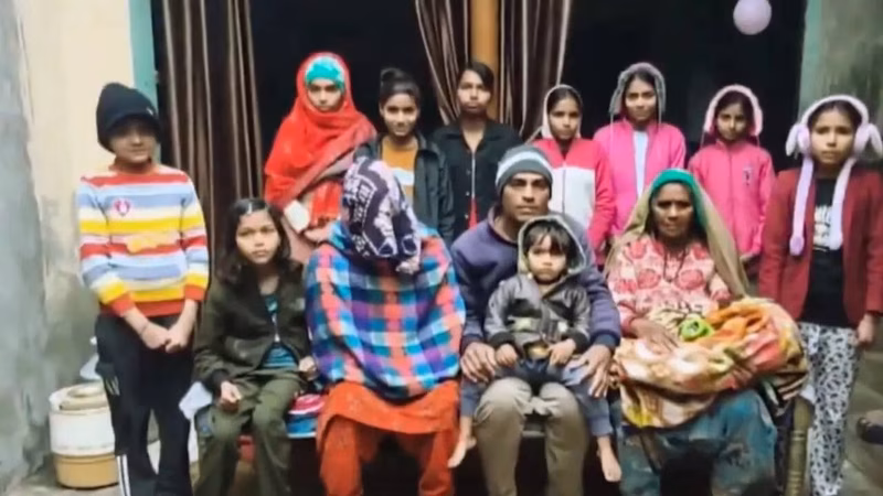 ‘I forget’: Haryana man who has son after 10 daughters struggles to recall children’s names