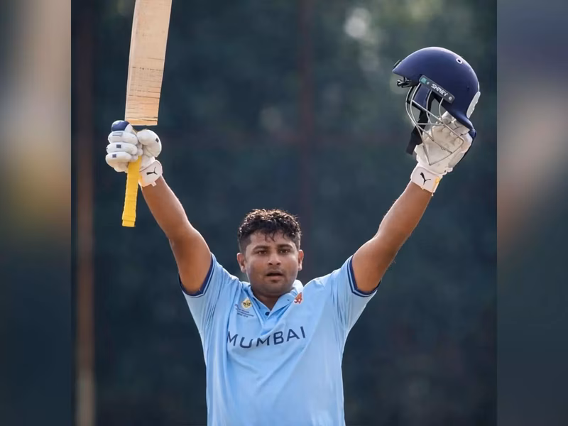 VHT: Sarfaraz scripts history; smokes 30 off Abhishek to record fastest-ever fifty