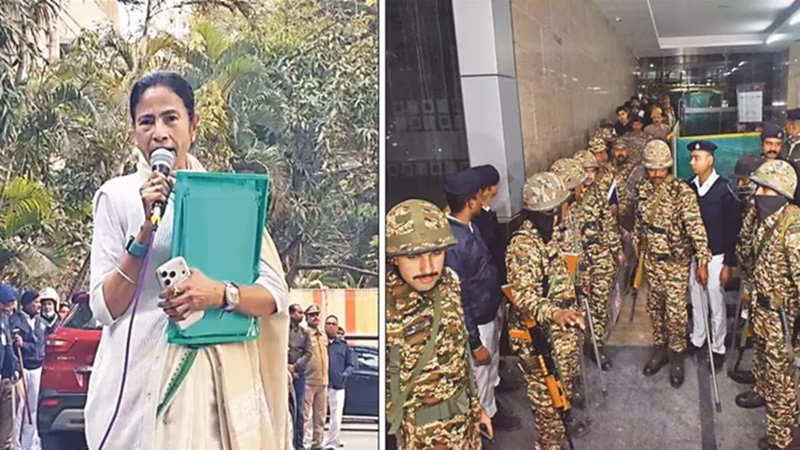 Searches at I-PAC office & director's home; CM Mamata follows with DGP, CP in tow