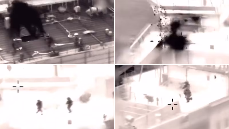 'Owning the sea': Moment US forces intercepted sanctioned oil tanker in Caribbean Sea - watch