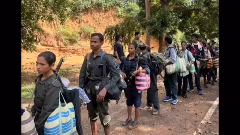 63 Maoists surrender in Chhattisgarh's Dantewada