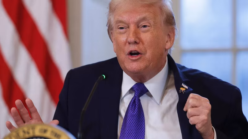 ‘I’m never satisfied’: Donald Trump flaunts his ‘Happy Trump’ lapel pin; highlights the irony