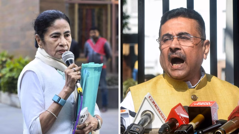 ‘Desperate attempt’: Adhikari sends legal notice to Mamata; threatens defamation case