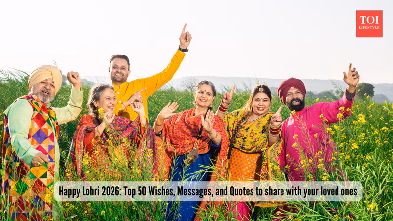 Happy Lohri 2026: Top 50 wishes, messages, and quotes to share with your loved ones
