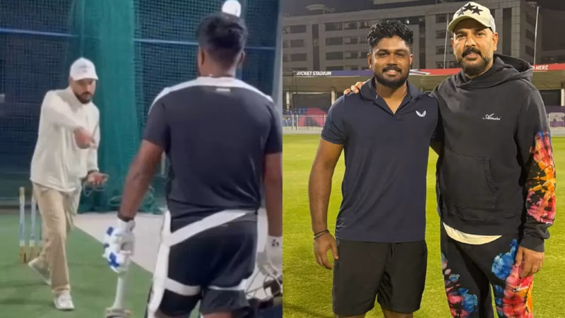 Is Yuvraj Singh grooming Sanju Samson for the T20 World Cup? Viral video sparks buzz - watch