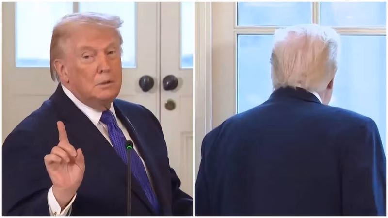 'Hold on, I need to look': Trump abruptly pauses oil executive summit — Here's the reason