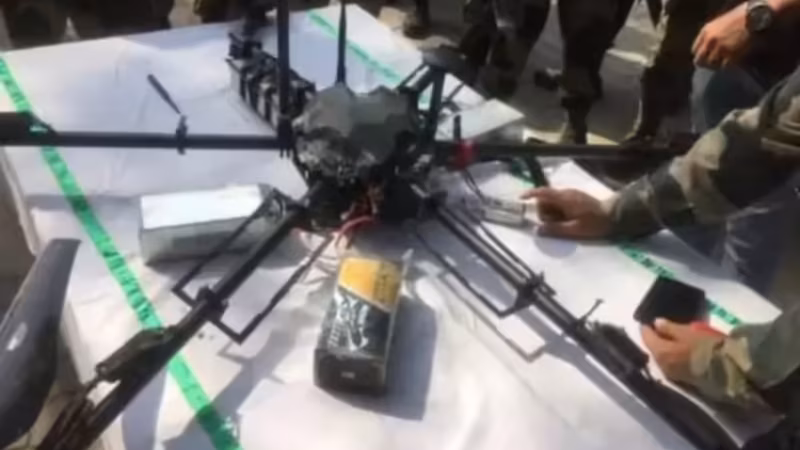 Arms consignment dropped by Pakistan drone recovered from Samba village