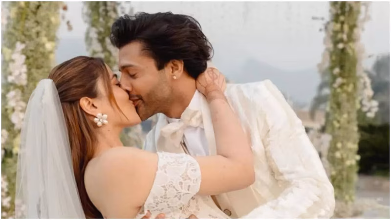 Nupur Sanon-Stebin Ben drop pics from their Christian wedding