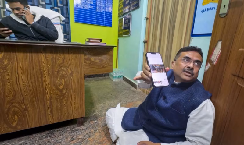 'Even LoP is not safe': BJP on Suvendu convoy 'attack'; MHA seeks report