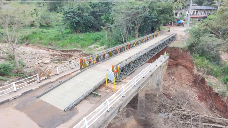 ‘Restoring connectivity’: First India-assisted Bailey Bridge opens in cyclone-hit Sri Lanka