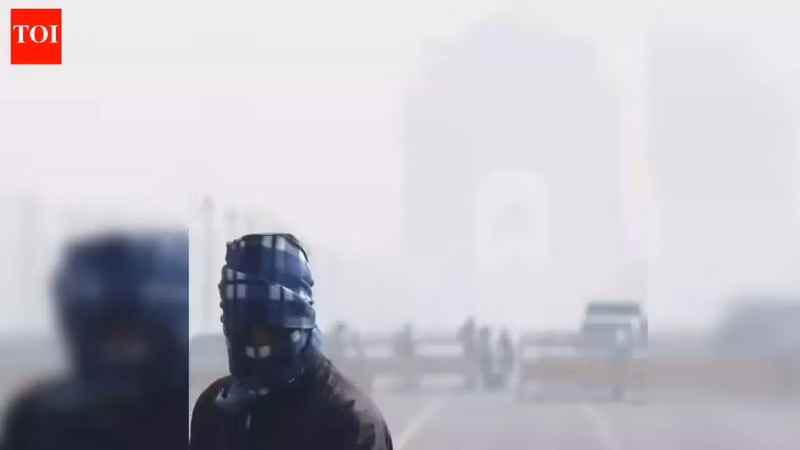 Cold wave grips Delhi: Temperatures dip to 2.9°C; AQI stays in poor zone