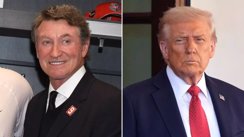 Donald Trump claims Wayne Gretzky is eager to attend Melania’s documentary