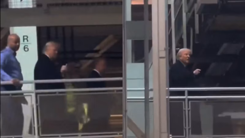 Watch: Trump hurls abuse, shows middle finger to Ford worker who shouted ‘pedophile protector’