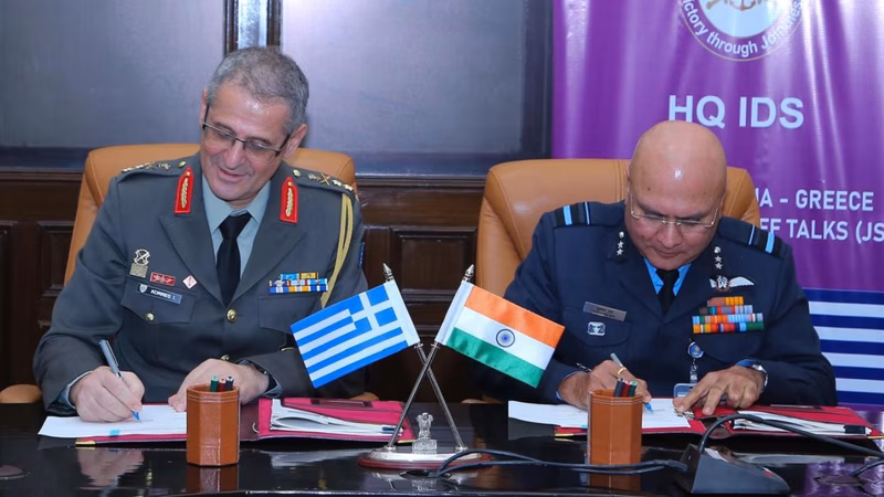 India–Greece ties: First-ever joint services staff talks held in Delhi