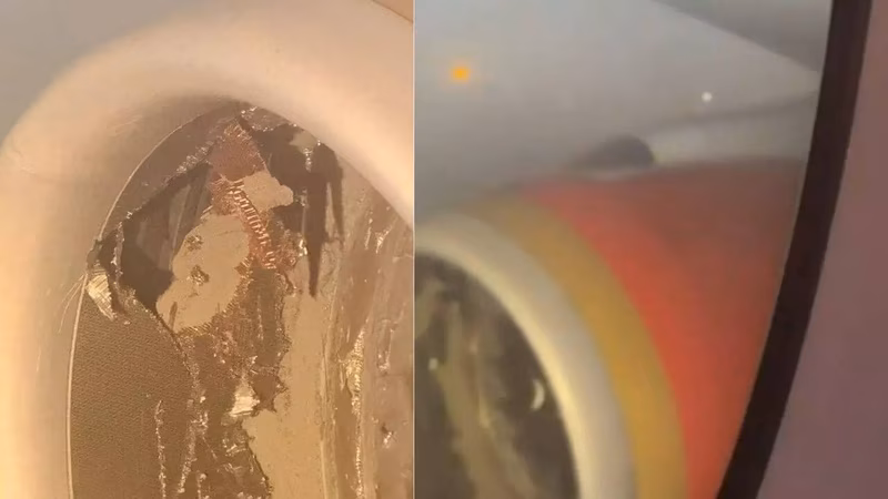 Watch: Air India plane engine damaged after it sucks in container