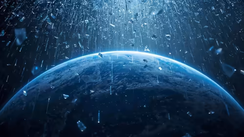 This blue planet, possibly resembling Earth, experiences rain of glass at 5400 mph