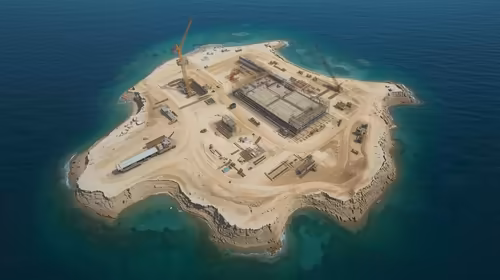 How China created artificial islands by dumping sand into the sea in just one decade
