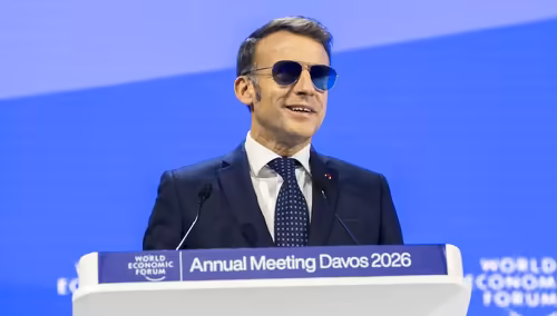 How cool were Emmanuel Macron's sunglasses?