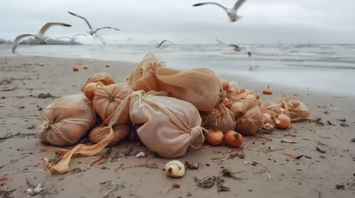 Why thousands of onions appeared on Brighton beach after Storm Goretti