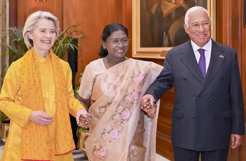 ‘Never been stronger’: Ursula von der Leyen hails Europe–India ties at presidential banquet
