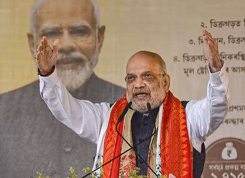 'From 0 to 64 lakh': Shah attacks Cong over infiltrators in poll-bound Assam